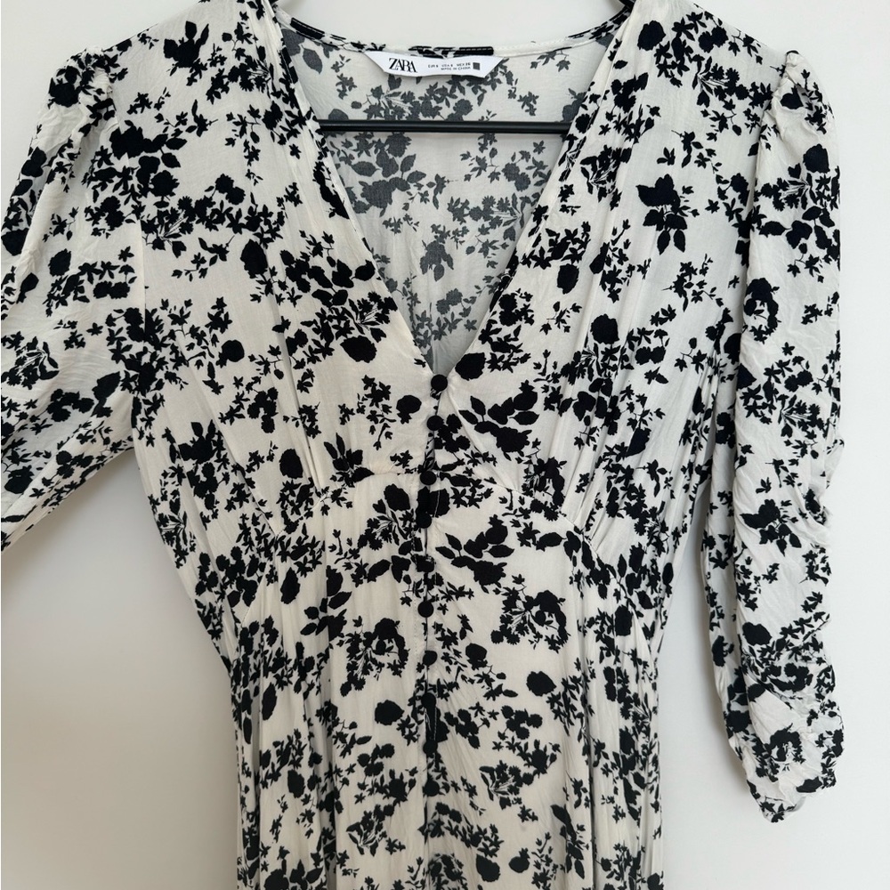 Zara Black and White Dress!